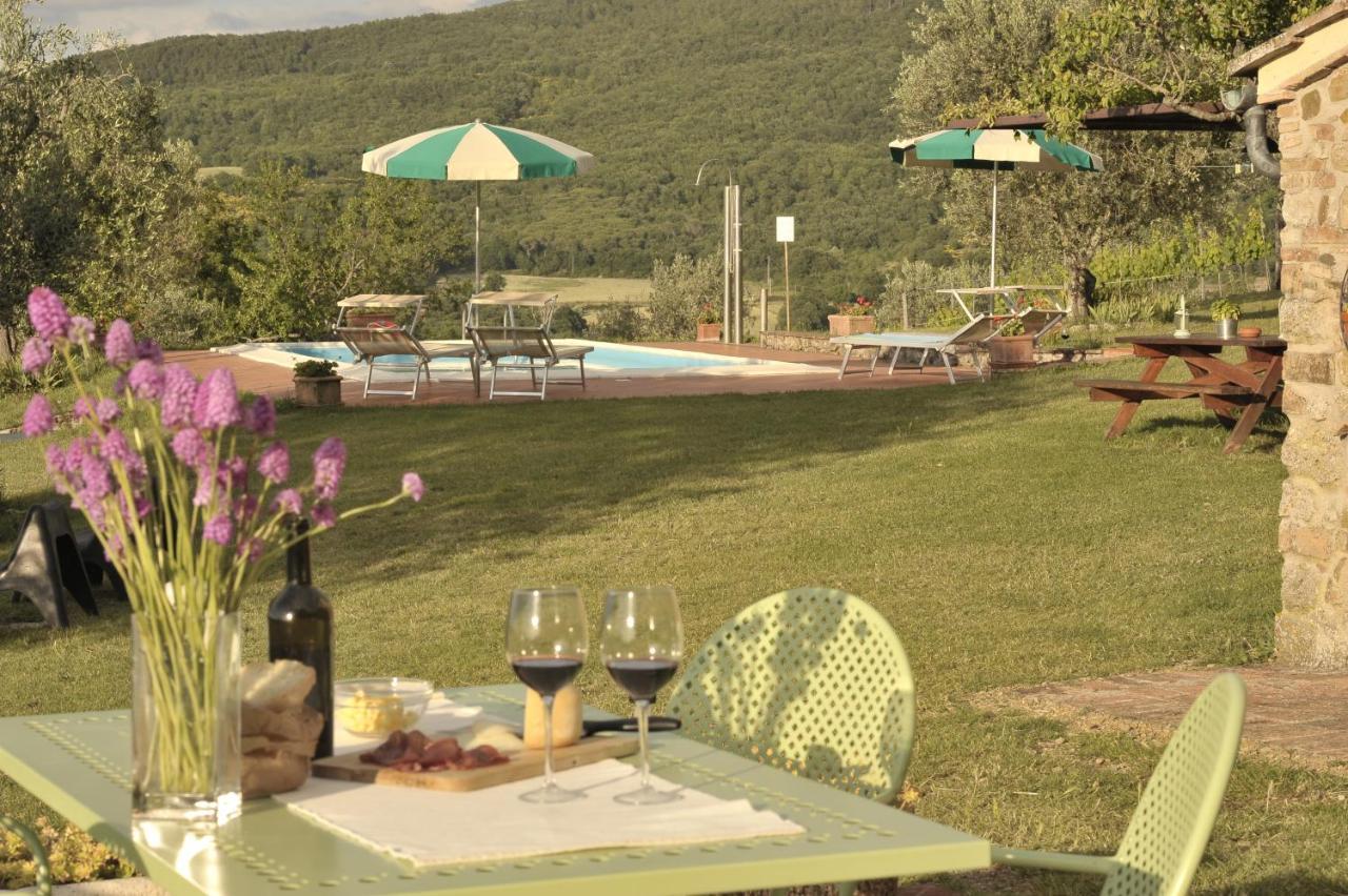 Villa San Regolino Whit Private Pool Radicondoli Exterior photo